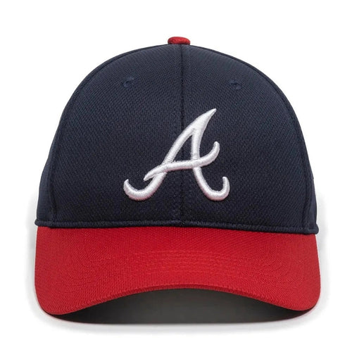 Atlanta Braves Official MLB Replica Cap – Navy/Red, Adult